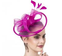 SELVFZ Sophisticated Fascinator Feathered Headwear For Adults Soft Headpiece Great For Themed Parties Fashion Styling Accessories Horse Racing Event Headpiece