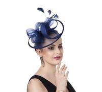 SELVFZ Sophisticated Fascinator Feathered Headwear For Adults Soft Headpiece Great For Themed Parties Fashion Styling Accessories Horse Racing Event Headpiece