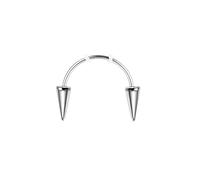 SELVFZ Stainless Steel Lip Teeth Piercing Tooth C-Shape Lips Hoop Rings For Vampire Teeth Dec