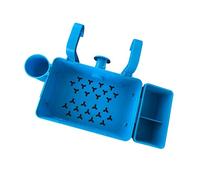 SELVFZ Swimming Pool Basket Towel Cup Storage Organizers Baskets With Drainage Waterproof Poolside Container For Toy Goggles Phones Drinks Towels
