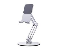 SELVFZ Tablet Holder Stand Desktop Bracket Rotation Adjustable Book Reading Rest Holder Aluminum Alloy Tabletop Multi-functional Aluminum Alloy Folding Phone Holder