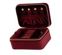 SELVFZ Travel Display Box Jewelry Storage Box Elegant Jewelry Case Jewelry Organizers for Earring Rings Necklace Jewelry Storage Box