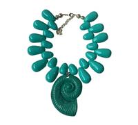 SELVFZ Travel Friendly Conch Necklace Lightweight Design Pendant Neckchain Jewelry For Beach Parties Outdoor Activities Gifts Collar Chain