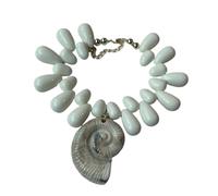 SELVFZ Travel Friendly Conch Necklace Lightweight Design Pendant Neckchain Jewelry For Beach Parties Outdoor Activities Gifts Collar Chain