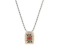 SELVFZ Unique Tarot Pendant Necklace Tarot Enthusiast's Essential Neck Accessory Stylish Card Pendant Necklace Charm
