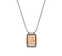 SELVFZ Unique Tarot Pendant Necklace Tarot Enthusiast's Essential Neck Accessory Stylish Card Pendant Necklace Charm