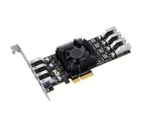 SELVFZ USB 3.2 PCIE Expansion Card With 8Port For Fast Data Transfer For Quick And Easy Device Connection High Performances Desktop USB Controller