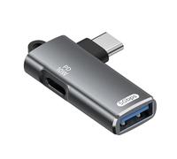 SELVFZ USB C To USB3.0 Adapter Converter 5Gbps Data Transfer With Fast Charging Suitable For Laptops And Tablets High Speed USB A Female