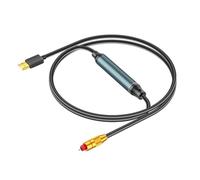 SELVFZ USB To SPDIF Sound Adapter Cable For Professional Studios And Personals Sound Systems Fiber Optics Converters