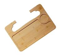 SELVFZ Vehicle Steering Tray Surfaces Detachable Car Desk Table For Meals Office Work With Antislip Base Design Tray