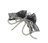 SELVFZ Versatile Use Love Pearls Elegant Lace Keychain Charm Pendant Stylish Key and Handbag Decoration Occasions
