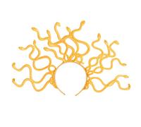 SELVFZ Womens Medusa Snake Headband Greeks Headdress Cosplay Costume Hair Accessory Plastics Hair Hoop Size Medusa Snake Costume Headband For Women Greeks
