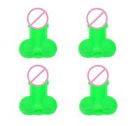 Selxran Prank Tire Valve Stem Caps Funny Airtight Dust Proof Covers Anti-Rust Valve Stem Cover, Car Wheel Tire Exterior Accessories for All Cars, SUV, Bike, Trucks, Motorcycles(4 Pcs)