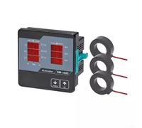 SEM-06D Three-Phase Digital Meter | ABS, 85-240V AC, 50/60Hz, LED Display for Industrial Panel Monitoring(100D 220V)