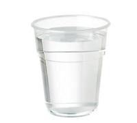 SEM Disposable Cups Plastic 250 ml Transparent Pack of 100