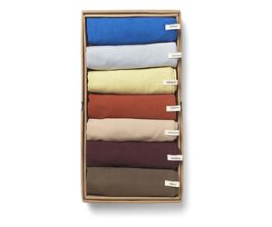 Semainier de torchons Day - Set of 7 Multicoloured one size