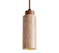 SEMANHUAOZ E27 Light Source Single-Head Pendant Lamp, Modern Industrial Style Marble Chandelier, Flush Mount Ceiling Hanging Light for Bedroom, Dining Room, Corridor - Decorative Lighting Fixture