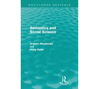 Semantics and Social Science (Routledge Revivals)