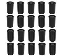 Semazz Film Canister,20 PCS 35mm Camera Film Cannisters with Lids Film Container Plastic Camera Reel Containers Mini Storage Case Containers for Scientific Activity Small Accessories Black White