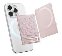 Sembo Magnetic Suction Phone Mount for MagSafe Case, Silicone Octo Cup Buddy Sticky Grip Holder for iPhone, Removable Hands-Free Selfie/Video for TikTok Influencers, Women Gift, Light Pink (Pink)