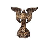 Semeid Vintage Gold Resin Archangel Metatron Statue Sculpture (Small)