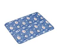 semen Dog Sleeping Pad Dog Bed Mat Kennel Pad Cat Sleeping Mattress Pet Pad Pet Kennel for Indoor Outdoor (Style B, 50 * 40cm)