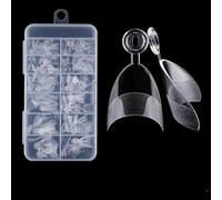 Semi-adhesive fake nails with no sanding required for work or social events Easy application tips