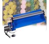 Semi-Automatic Bead Stringing Machine, 0-1600r/min Stepless Speed, Adjustable Roller Width, Fast & Safe for Jewelry Making