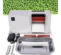 Semi-automatic Bean Pea Sheller Peeling Machine, Commercial Bean Pea Peeler Stripper Sheller, Electric Stripping Bean Machine for Peas/Soy/Beans/Edamame