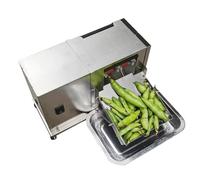Semi-Automatic Beans Sheller Machine - Stainless Steel Design with Self-Locking Switch for Efficient Peeling of Peas, Soy Beans, and Edamame