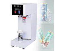Semi-Automatic Can and Bottle Sealing Machine, 180W Drink Cup Sealer for Commercial and Home Use