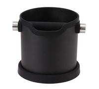 Semi Automatic Coffee Knock Box, Stainless Steel and Silicone Coffee Grounds Container, Large Capacity Dump Bin for Espresso Machine with Splash - Design