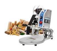 Semi Automatic Date Code Printer, Heat Stamp Marking Machine for Batch Number Coding on Labels, Bags, Films