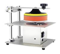 Semi-Automatic Disc Polisher, 200W CD DVD Repair Cleaning Machine, 7 Speed Adjustable Bench Polisher for Wood Metal Stone Scratch Removal