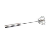 Semi Automatic Eggs Beater Stainless Steels Eggs Beater Hand Push Whisks Blenders Turning Easy Whisks Milk Frother Milk Frother