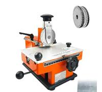 Semi-Automatic Embossing Machine,Stainless Steel Stamping Printer,Metal Nameplate Label Stamping Machine,with Both line Lettering and Dotted Lettering templates(5mm)