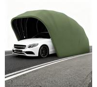 Semi-Automatic Foldable Carport for Outdoor, Heavy Duty Retractable Car Awning, All Weather Portable Car Canopy for Outdoor Parking Lot Yard Garden Camping Traveling