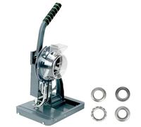 Semi-Automatic Grommet Press Machine - Heavy Duty Hand Press with 1,000 Metal Eyelets, Labor-Saving Handle, Ideal for Tarps, Pool Covers, Banners & Canvas 10mm