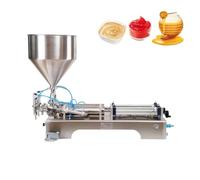 Semi-Automatic Horizontal Pneumatic Cream Filling Machine, Stainless Steel Industrial Paste Filler for Viscous Liquid, 10-5000 Ml Capacity