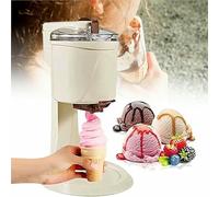 Semi-Automatic Ice Cream Maker for Homemade Soft Ice Cream, Fruit Desserts, and Yogurt Cones - Perfect for Family Fun and Healthy Treats