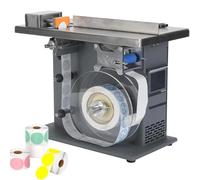 Semi-Automatic Labeling Machine, Corner Label Applicator, Digital Touch Screen, ±0.5mm Accuracy, Ideal for Cosmetic and Electronic Labels, Adjustable 20-50mm Width