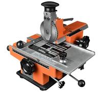 Semi-Automatic Metal Nameplate Stamping Machine with Fixture, Ideal for Embossing and Marking on Metal Labels and Dog Tags