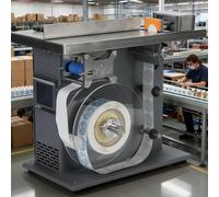 Semi Automatic Right Angle Labeling Machine, High-Accuracy Label Applicator, Light Sensor Recognition, Automatic Centering for Φ15-30mm Products