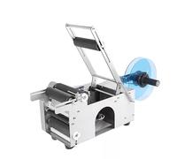 Semi-Automatic Round Bottle Labeling Machine for Cosmetics, Beverages, and Food