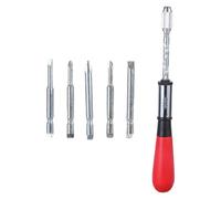 Semi Automatic Spirals Screw Driver Hand Pressing Ratchets Screwdriver Tool Push Pull Ratchets Screwdriver Easy to Use Hand Pressing Rotating Spirals Screw