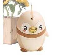 Semi-Automatic Toothpick Dispenser,Penguin Cute Semi-Automatic Portable Home Supplies - Decorative Toothpick Holders - for Kitchen Dining Living Room Travel Outdoor Camping Picnic Daily Party Holiday