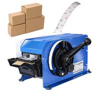 Semi-Automatic Water Activated Tape Dispenser, Adjustable Cutting Length 10-100 cm & Width 2-10 cm, Labor-Saving Handle for Office, Express, Packaging, Warehouse
