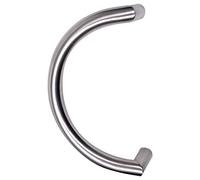 Semi Circle Pull Handle Bolt Through 32 x 300mm - Satin Stainless Steel