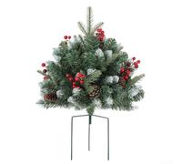 Semi-Circular Mushroom Tree 45cm Green Outdoor Festive Decor(2)