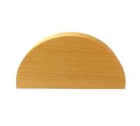 Semi-Circular, Unprocessed Beech Wood Chips,Thickness 2cm, Suitable for Architectural Models and Handicrafts,Diameter 20cm